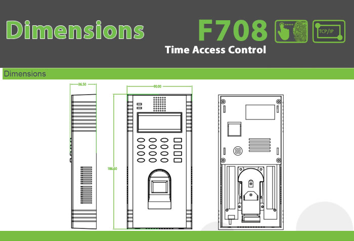 f708 biometric Fingerprint reader device